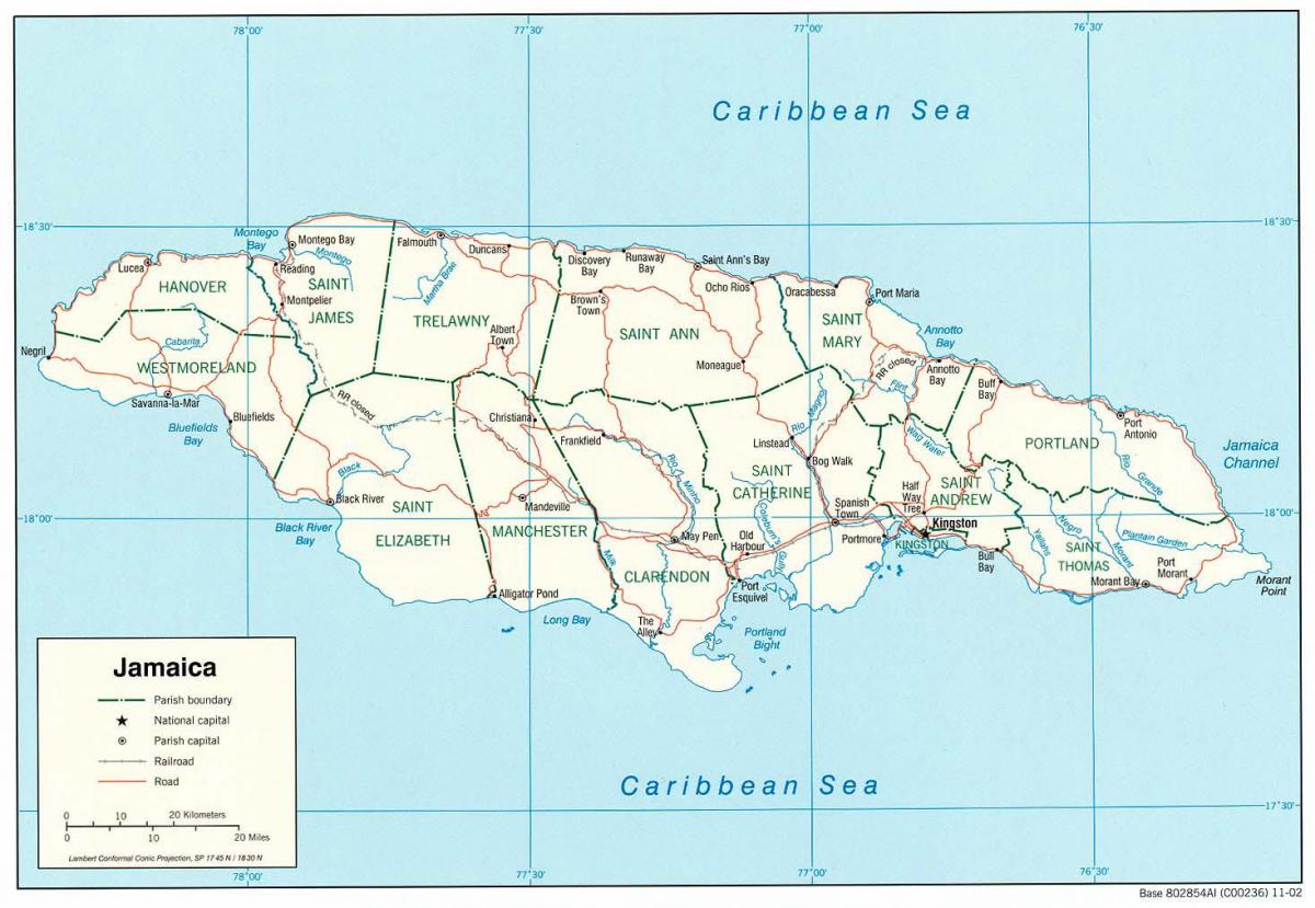 jamajka street mape