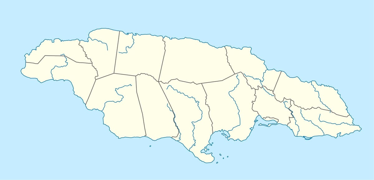 mapa jamajka ukazuje riek