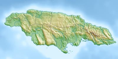 Mapa úľavu jamajka